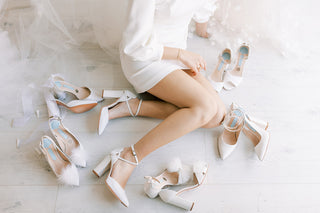 Wearing your wedding shoes on any surface
