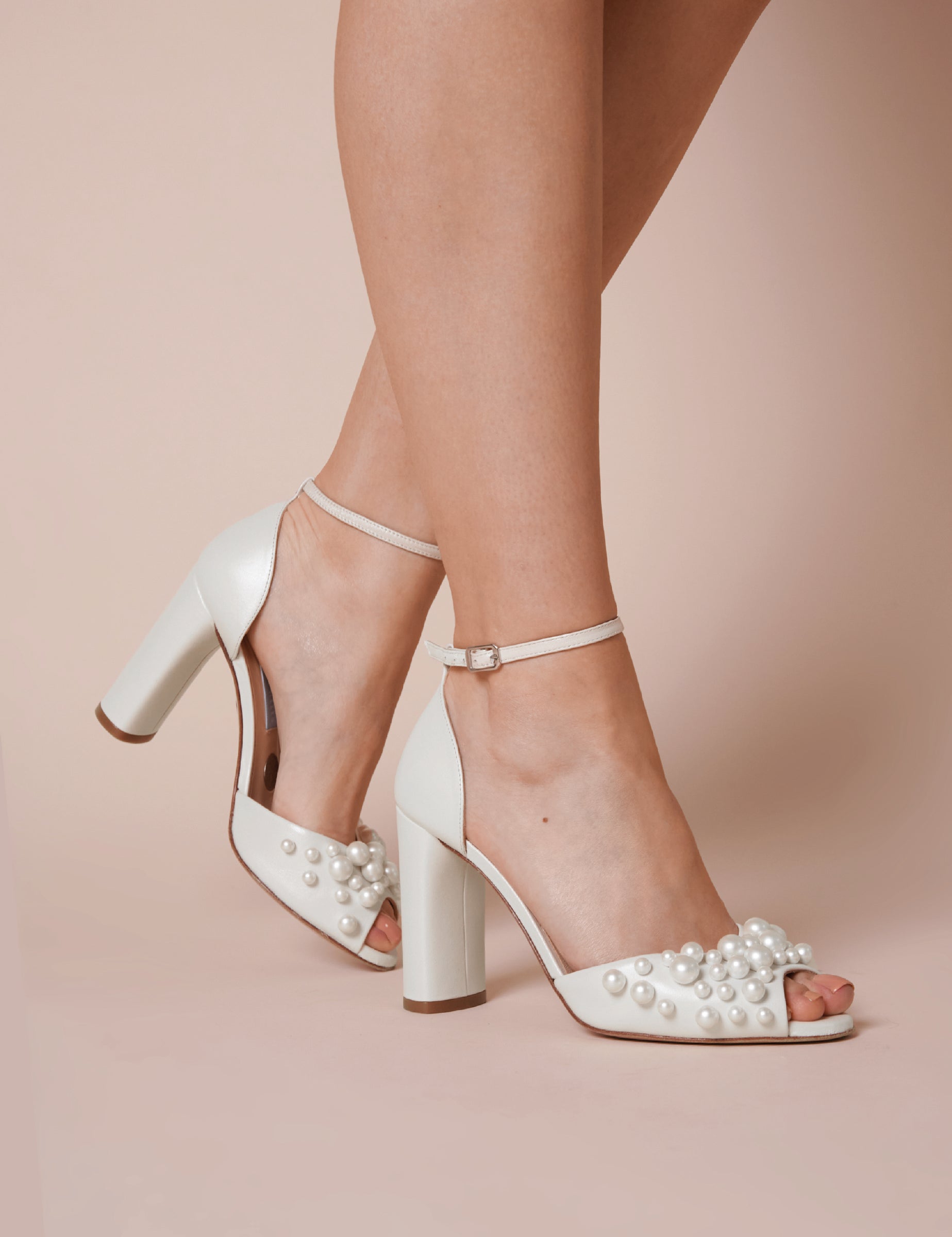 Buy ROCIA Silver Women Diamond Embellished Block Heels Online