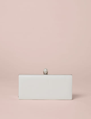 Charlotte Mills Kylie Pearl clasp clutch bag
